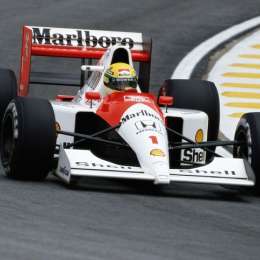 ¡Para emocionarse! Bruno Senna manejó el mítico McLaren MP4/6 de su tío en Goodwood