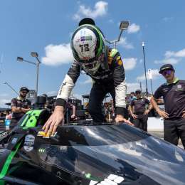 IndyCar: el Juncos Hollinger Racing recuperó el auto de Canapino y está listo para la carrera 2