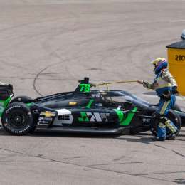 IndyCar: el motivo que generó el retraso de Canapino en Iowa