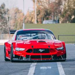 TC: Catalán Magni realizó la primera prueba con el nuevo Ford Mustang en La Plata