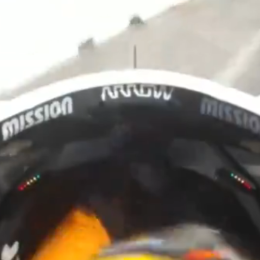 IndyCar: el golpe de Rossi en la primera práctica que le provocó la fráctura de un dedo