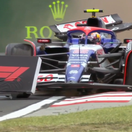 F1: el durísimo choque de Tsunoda durante la clasificación en Hungría