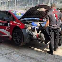 TCR South America: así quedó el auto de Rossi tras el encontronazo con Piquet