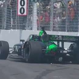 IndyCar: Canapino se accidentó y se quedó sin chances de seguir dando pelea en Toronto