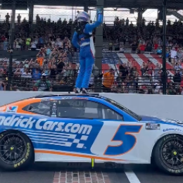 NASCAR: Kyle Larson se adueñó de la Brickyard 400 y sumó su cuarta victoria