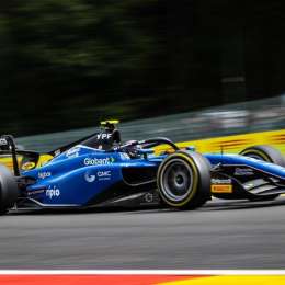 F2: Colapinto abandonó en la primera vuelta de la carrera en Bélgica