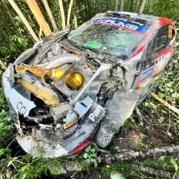 WRC: Rovanperä se accidentó y quedó sin chances de pelear por el Rally de Finlandia