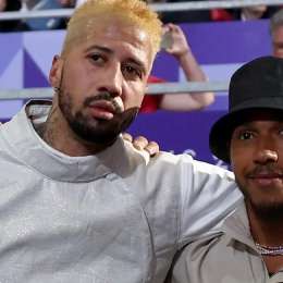 F1: Hamilton aprovechó sus vacaciones para ir a los Juegos Olímpicos