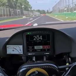 GT Open: ¡A fondo! Marcos Siebert probó en Monza