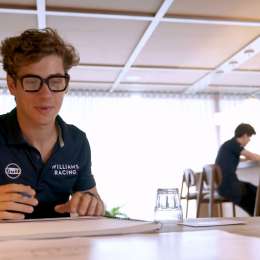 ¡Desopilante! Colapinto fue ingeniero de Williams por un día