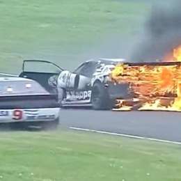 TC en Buenos Aires: ¡Escalofriante! El auto de Mazzacane envuelto en llamas