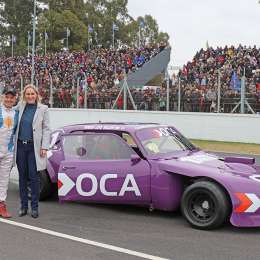 ¡Desde adentro! La vuelta de Marcos Di Palma con el auto de Traverso en el Gálvez