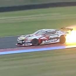 TC: así se vivió el incendio del Camaro de Mazzacane desde la cámara a bordo
