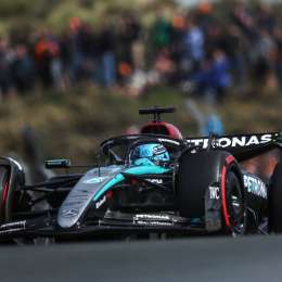 F1: Russell y Mercedes cerraron el viernes en Zandvoort en lo más alto