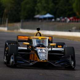 IndyCar: Santino Ferrucci logró la pole position en Portland