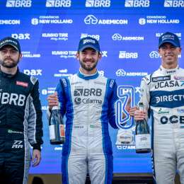 TCR South América: Reis-Pernía, dos de los protagonistas del podio de la 1ra final en Mercedes