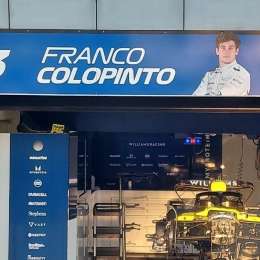 F1: el box de Colapinto en Monza ya está armado, ¿Con un error de nombre?