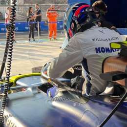 F1: Colapinto probó la butaca del Williams
