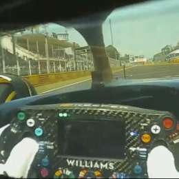F1: Franco Colapinto y una vuelta a fondo con el Williams en Monza