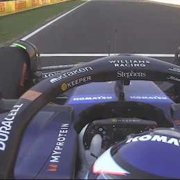 F1: Colapinto realizó una simulación de largada de cara a la definición del GP de Italia