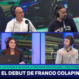 F1: sumate al stream de Carburando y TyC Sports con el debut de Colapinto