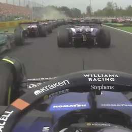 F1: así fue la largada de Franco Colapinto en el GP de Italia