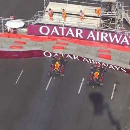 F2: ¡Insólito! Hadjar y Marti del Campos Racing se despistaron al mismo tiempo y en la misma curva