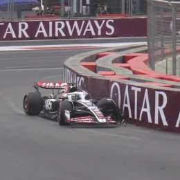 F1: el incidente que complicó a Bearman antes de la qualy en Azerbaiyán