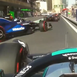 F1: ¡Al límite! La apretada salida de boxes entre Colapinto, Russell y Piastri