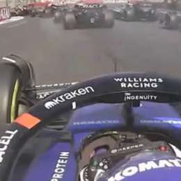 F1: prolija largada de Colapinto en el Gran Premio de Azerbaiyán