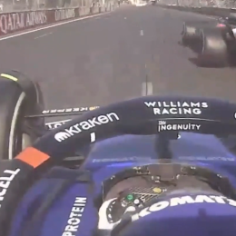 F1: la buena superación de Colapinto a Gasly en Azerbaiyán