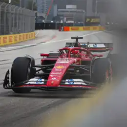 F1: Leclerc arrancó siendo la referencia y Colapinto fue P11 en el primer entrenamiento en Singapur
