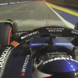 F1: Colapinto sacó una vuelta bajo presión y pasó a Q2 en Singapur