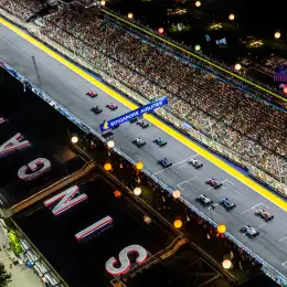 F1: Norris y Verstappen en primera fila; ¿Cómo quedó la grilla para el GP de Singapur?
