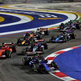 F1: la largada de Colapinto, entre las mejores on board del GP de Singapur