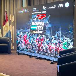 Raies acompañó la presentación de Córdoba cómo sede del MXGP en 2025