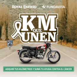 Royal Enfield y Fundavita unidos en una campaña solidaria contra el cáncer
