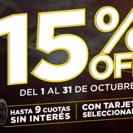 "Liga de fanáticos": 15% de descuento en neumáticos seleccionados Pirelli