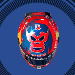 F1: "Checo" Pérez utilizará un casco inspirado en la lucha libre en el GP de México