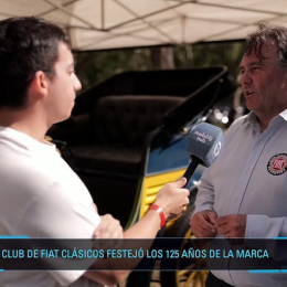 Autoclásica: el Club de Fiat Clásicos celebró los 125 años de la marca