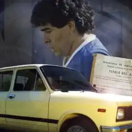 ¿Quién es el piloto argentino que tiene el primer auto 0km de Diego Maradona?