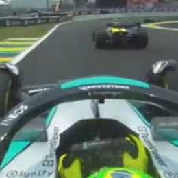 F1: la gran defensa de Colapinto ante el ataque de Hamilton en Brasil