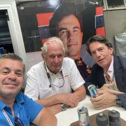 F1: Norberto Fontana se reunió con Helmut Marko en Brasil