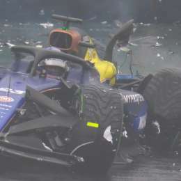 F1: ¡Uno más! Alex Albon también se accidentó en la clasificación de Brasil