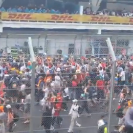 F1: a pesar del abandono, los hinchas argentinos apoyan a Colapinto en el box