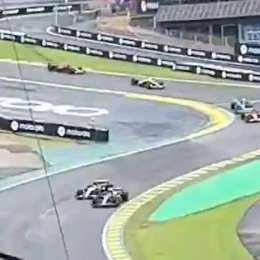 F1: así vivió la hinchada argentina el sobrepaso de Colapinto contra Hamilton en la S de Senna