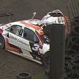 Top Race: durísimo accidente de Felippo bajó la lluvia en Buenos Aires