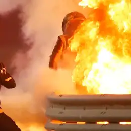 F1: se cumplen cuatro años del espeluznante accidente de Grosjean en Bahrein