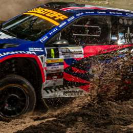 Rally Argentino: Pasten lidera en Mina Clavero y mantiene sus chances