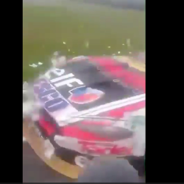 TC: el inédito video del momento que le tiraron los papeles a Werner en La Plata